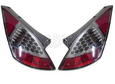 ~~ADT.車燈.車材~~日產NISSAN 350Z 蜂巢LED燻黑殼紅黑尾燈一組
