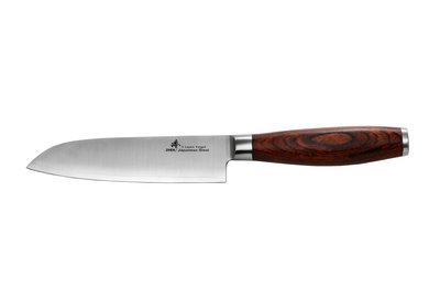 《Zhen 臻》✩日本進口頂級三合鋼✩ 120mm 小萬用主廚料理刀 (多用途 小三德刀) ~ 楓木柄