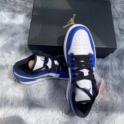 正品】Air Jordan 1 Low “Game Royal” 皇家藍小閃電籃球運動553558-124