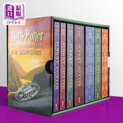 金牌書院 【中商原版】哈利波特全集 英文原版小說 英文版 全套 Harry Potter 1-7英文原版書 美版經典版