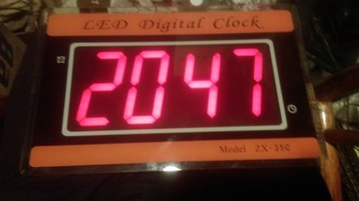 LED 電子鐘 壁掛 ZX-35C