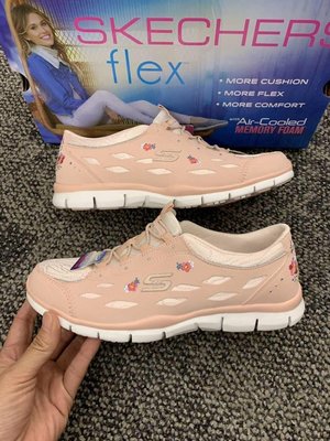 安安精品保證正品~SKECHERS Gratis - Divine Bloom漂亮的花卉記憶鞋墊23775 PNK