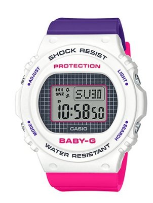 【天龜】CASIO Baby-G 活力復刻撞色電子錶 BGD-570THB-7