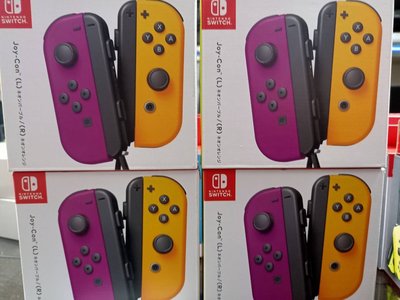 任天堂  Switch手把 橘色/紫色 NS Joy-Con 手把 左右手控制器 展碁公司貨 全新商品