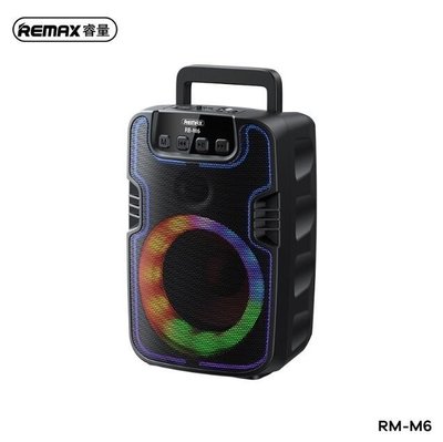 【世明國際】REMAX炫彩手提便攜式V5.0藍牙音箱便攜式户外桌面音響RB-M6