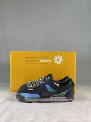 NIKE Union x NIKE Cortez 50周年 黑藍綠 休閑跑步鞋 男女鞋 DR1413-001【ADIDAS x NIKE】