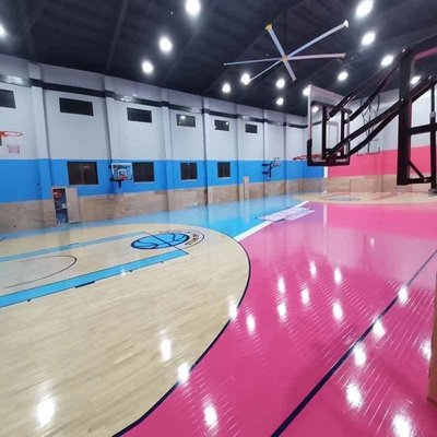 NBA木地板籃球場比賽場地專業運動木地板 羽毛場體育館實木地板~特價