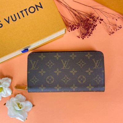 【COCO 精品專賣】LV 經典 Monogram 老花 12卡 棕色 內層 拉鍊 長夾 M42616 現貨