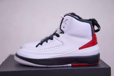 Nike Air Jordan 2 Retro Chicago 大童鞋 白色 OG 芝加哥 DX2591-106 4Y 23CM