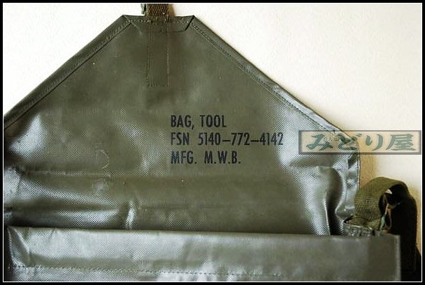【旅人 tai 】 相當罕見的60~70年代初越戰美國陸軍OD色防水工具單肩包～ 稀有尺寸！