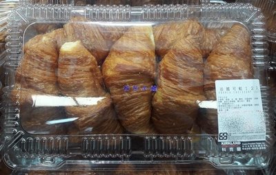 美兒小舖COSTCO好市多代購～法國奶油可頌/可鬆麵包(12入/盒,共785g)