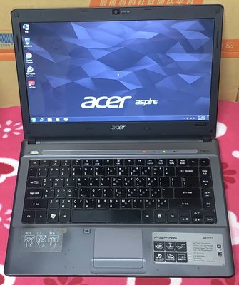 Acer Aspire 4810TG 14" 獨顯 輕薄筆電