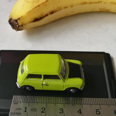 憨豆先生車子模型綠mini cooper迷你奧斯汀4cm超小合金比例76牛津