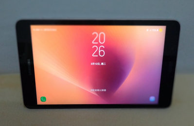 三星Samsung Tab A 8.0型號 ：SM-T385(2017) 8吋通話平板 2G/16G 系統Android 7.1 使用功能正常 二手 外觀九成新