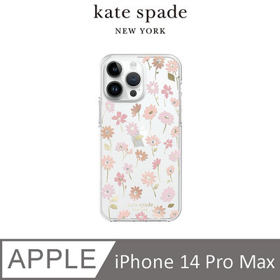 【kate spade】iPhone 14ProMax 精品手機殼-初春花語