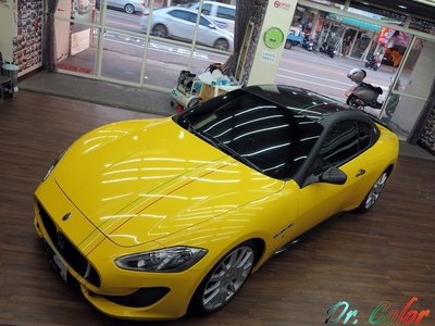 Dr. Color 玩色專業汽車包膜 Maserati GranTurismo 全車包膜改色 (3M 1080)