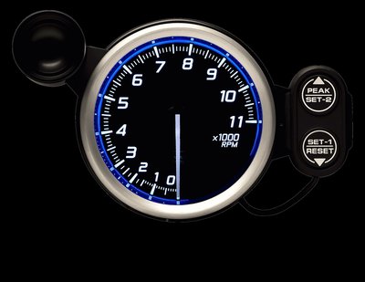 =1號倉庫= DEFI Racer N2 轉速錶 11000rpm 11000轉 80mm 含超轉燈 免控制盒