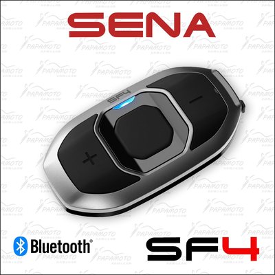 【趴趴騎士】SENA SF4 安全帽藍芽耳機 (高音質 無線電 1200m 4人對講 雙機組 一機雙帽組