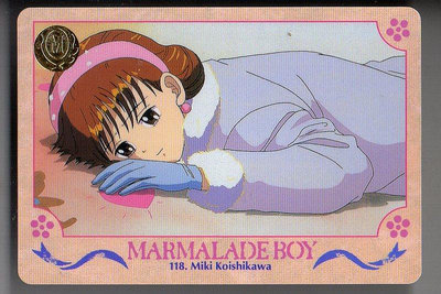 《CardTube卡族》(061122) 118 日本原裝橘子醬男孩 萬變卡∼ 1995年遊戲普卡