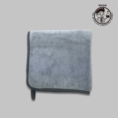 RJCAR 灰色珊瑚絨纖維布(厚) Coral fleece towel 40x40