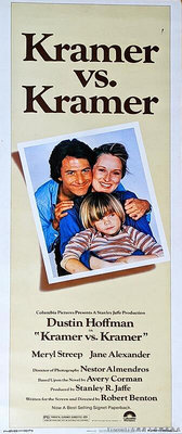 @【Visconti】電影原版海報-Kramer vs. Kramer克拉瑪對克拉瑪-(1979年美國長條版)