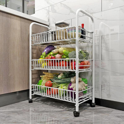 GK7Z夾縫架冰箱間隙縫隙收納整理架廚房浴室置物架可移動帶滑輪整