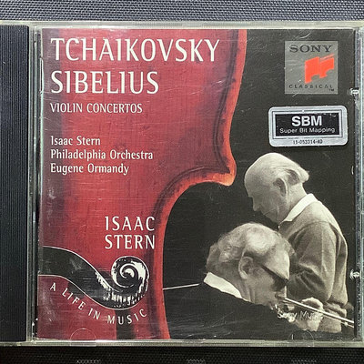 Tchaikovsky柴可夫斯基&amp;Sibelius西貝流士-小提琴協奏曲 Stern史坦/小提琴 Ormandy奧曼第/指揮 舊版1995年奧地利版