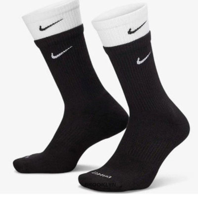 Nike U NK EVERYDAY PLUS CUSH CREW 雙層 中高筒襪 DD2795011