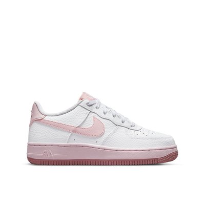 【A-KAY0】NIKE 女鞋 AIR FORCE 1 GS WHITE PINK 草莓牛奶 白粉【CT3839-107】