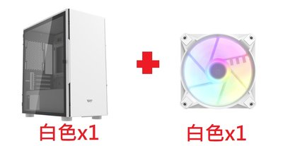 全新附發票 機殼+風扇！ DarkFlash Neo202 + CX6 ARGB 風扇 M-ATX 電腦機殼 機箱 白色
