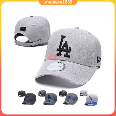 彎帽款 灰 MLB 洛杉磯道奇 Los Angeles Dodgers 嘻哈帽 遮陽防晒帽 棒球帽 男女通用 滑板帽