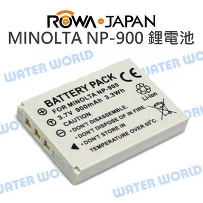 【中壢NOVA-水世界】ROWA Konica Minolta DB-NP900 NP-900 電池 鋰電池【一年保固】