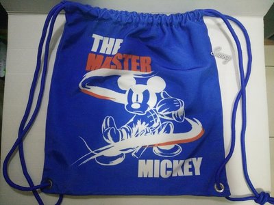##喜歡就買## 7-11限量金鼠年米奇系列-米奇帆布束口後背包-藍色 每個$69