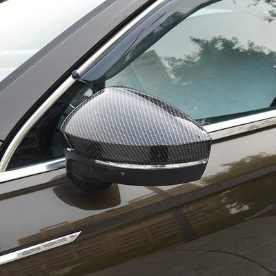 百货精品福斯 VW 1723年 NEW TIGUAN 專用 後視鏡罩 後視鏡蓋 後視鏡裝飾蓋 後視鏡 碳纖紋