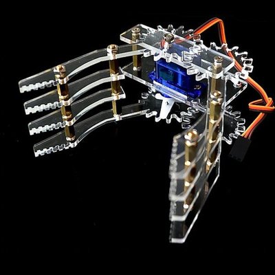 機械爪壓克力套件+SG92伺服馬達 扭力比SG90大 適用arduino自走車 機械臂 機器人