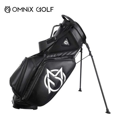 【熱賣精選】OMNIX 高爾夫球包GOLF球桿包車載簡約輕便男女黑白支架包新款