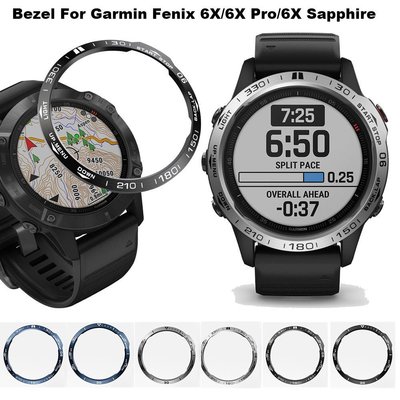 適用於佳明Garmin Fe新nix 6x/6x Pro/新Fenix 6x sapphire 手錶表圈 保護圈 屏幕保護套klx42765