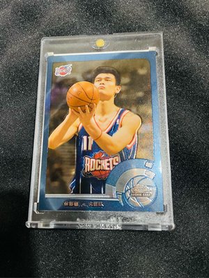 2002-03 Topps Chrome Yao Ming RC 姚明 NBA首張中文版 漢字 金屬 新人卡 少見 品項優 亞洲之光 移動長城 名人堂