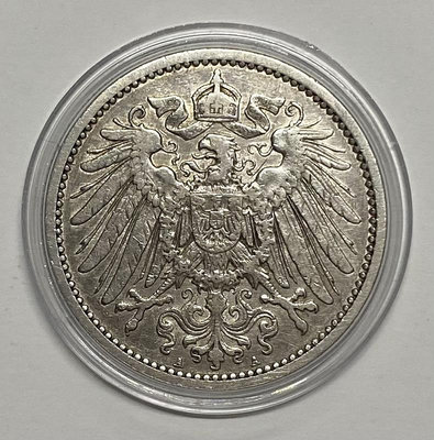德國1901年 1馬克長翅銀幣