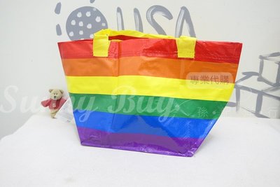 【Sunny Buy】◎現貨◎ IKEA STORSTOMMA 彩虹防水環保購物袋 13公升