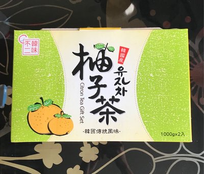 🚚三件宅配免運🚚 韓味不二柚子茶飲組 1公斤 X 2入  柚子果醬 citron tea 柚子醬