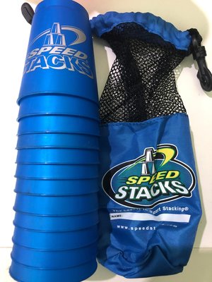 正版比賽用 Speed Stacks 競技疊杯 速疊杯 已絕版 Original藍