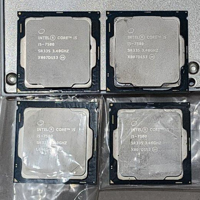 Intel I5 7500 3.4G 6M  4核CPU 1151腳位 (不含風扇)