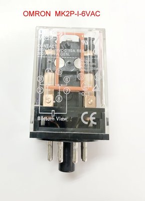 『正典UCHI電子』OMRON MK2P-I 6VAC 小型電力繼電器