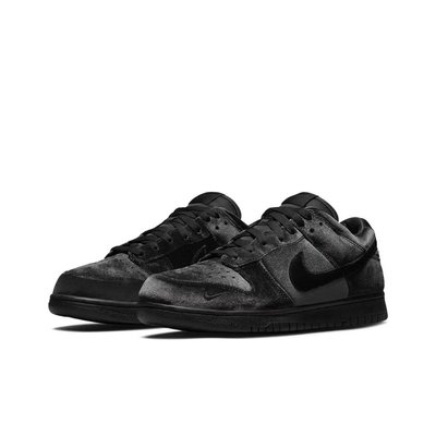 DSM Nike Dunk Low 男女同款全白DH2686-100 全黑DH2686-002天鵝絨