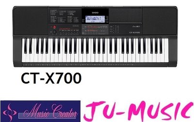造韻樂器音響- JU-MUSIC - CASIO CT-X700 61鍵 基本款 AIX 600種音色 公司貨免運費