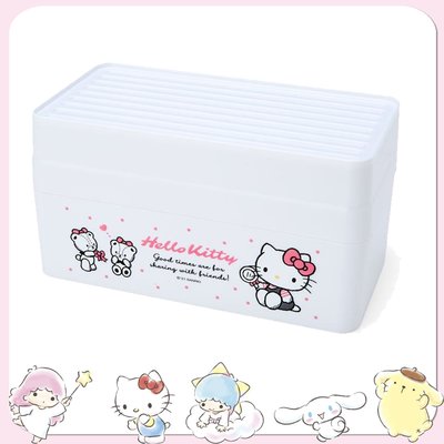 【唯愛日本】4550337258606 kitty口罩盒 磁鐵吸壁 抽取式口罩收納盒 抽取式面紙盒 收納 GD111