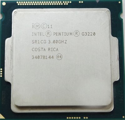 Intel Pentium G3220 雙核CPU / 1150腳位 / 3.0G / 3M快取、內建顯示 ( 含風扇）