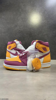 Air Jordan 1 High OG Brotherhood 紫金時尚  籃球鞋 男鞋 55508