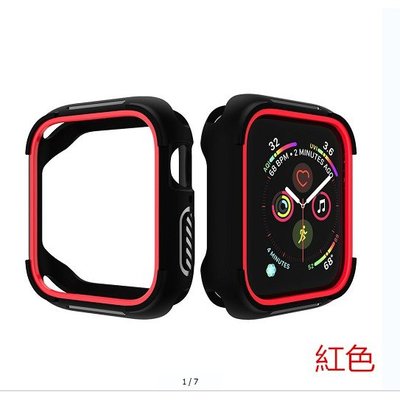 適用於 Apple Watch 4 5 6 SE 保護殼 蘋果手錶 38mm 40mm 42mm 44mm 矽膠保護套